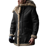 Fongt And Winter Burst Single Fur Collar Collar Thick Coat Embroidered Man Coat European Code Jacket