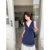 Fongt Summer New Pure Style Wearing V-Neck Tsets Design White Half-Dress Suit