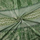 y2k Printed Green Long Skirts Retro Kawaii Lace Up Pleated Skirts Grunge Fairycore Boho Beach Holiday Skirt Women