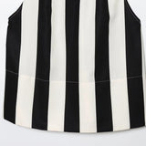 Fongt French Vintage V-Neck Sling Slings Women's Summer New Lazy Sleeveless Striped T-Shirt
