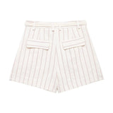 Fongt Women's Striped Vest Casual Loose Shorts Set In Autumn 2025