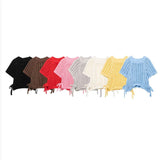 Fongt Side With Multi-Color Coarse Needle Sweater