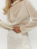 Fongt 2025 New Hollow Sweater Women Wind Soft Loose Knitted Long-Sleeved Cover Hot