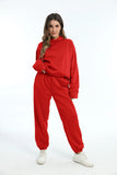 Fongt And Winter Women's Casual Fashion Thick Long-Sleeved Trousers Two Sets
