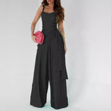 Fongt New Fashion Casual Strap Pants Women's Pants