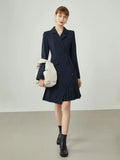 Dresses For Women Solid Color Irregular Suit Dress Long Sleeve 2021 Autumn New Temperament Professional Skirt