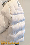 Winter Woman Jacket Corduroy Padded Coat Lady Parka Loose Student Bread Clothing Thick