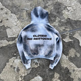 Fongt Old Tie Dye Gradient Senior Escroatistance Zipper Jacket Men And Women's Same Trend