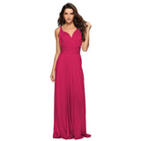 Style Multi-Wear Multi-Rope Cross-Back Sexy Bandage Dress Long Dress-Outfit