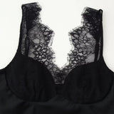 Fongt Homemade New Women's Oceanic Lace Silk Stender 8986331