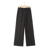 Pilot Jacket Sweater 3399802 Loose High-Waisted Velvet Trousers 319980-Outfit