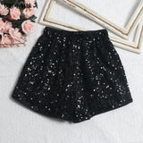 Fongt Details Are Good, There Are Libu Lililiang Shorts High Waist Broad Leg Trousers Tight Waist Leisure Light Skin Hot Pants 9915