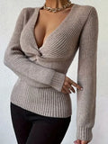 Fongt And Winter Jacket Women's Sweater Explosion Of The Girl's Knitted Shirt Solid Color Bottom Top