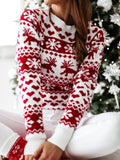 Tops Casual Long Sleeve Print Knitted