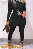 Collar Pullover Top Slim Fit Pants Suit Elegant Women Printed Long Sleeve Pant Suit Female Streetwear Vintage Two Piece