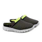 Summer Beach Sandals Men And Women Clogs Shoes Beach Slippers Mesh Breathable Men Slippers Sandals Couple Zapatos Hombre-Outfit