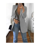 Women's Blazers Jacket Plus Size 4XL 5XL Spring Autumn Jacket Oversize for Woman Office Long Sleeve Coat Casual Clothes