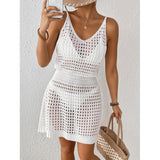 Fongt Women's Jersey Knitted Sling Dress To Collect Waist Sling Skirts Beach Dress Beach Vacation