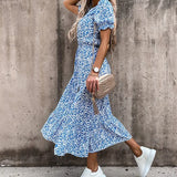 Sexy V Neck Side Slit Elegant Long