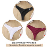 Cotton G-string Panties Women's Underwear Sexy Panties Female Underpants Thong Women Solid Color Pantys Lingerie