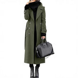 Fongt Autumn And Winter Explosion Order Thick Hair, The Female Coat Length Length Quality Coat Is Lining
