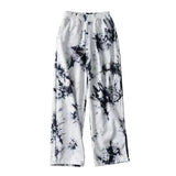 Tie-dye Casual Pants 2022 New Summer Women's Loose Wide-leg Pants Trousers High-waist Straight-leg Pants Joggers