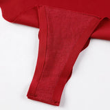 3Pcs Sexy G String & Thongs Women's Set Panties Solid Female Underwear Mid-Rise Silky Ladies Briefs Comfort Seamless