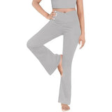 pants With Pockets Tummy Control High Waisted Yoga Pants Bootleg Work Pants Dress Pants Workout Pants for