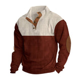 Fongt And Winter New Men's Outdoor Jacket Corduroy Leisure Collar Long Sleeves