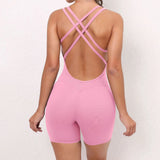 Fongt Beautiful Back Peach Hip Yoga Pants Without Embarrassment Hip Tight Sports Jumpsuit With Buttock Fitness Pants Women-Outfit