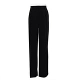 Fongt Spring 2023 New Commuter High Waist Loose Klein Blue Casual Pants And Women's Trousers-Outfit