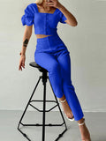 Fongt Summer Fashion Temperament Short-Sleeved Suit Women's Clothing