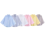 Fongt Summer New Slimming Linen-Blend Wi-Sleeve Shirt 2363801