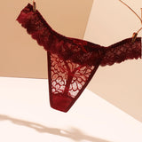 Fongt Lace Trousers Women Scarless Transparent Temptation Ultra-Thin 2025 New Low-Rise Mesh Hot Trousers