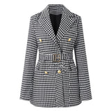 Fongt And Autumn High-Grade Thin 2025 Wind Coat Women's Long Spring And Autumn New Double Row Buckle Long Suit Coat