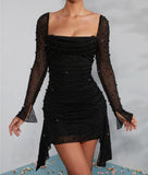 Fongt Women's Black Pearl Dress
