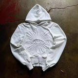 Fongt New Jacket Embroidered Eyes National Tide Handsome Hoodie Hoodie Hoodie