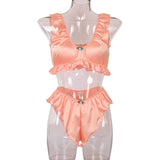 V Neck 2-piece Pajama