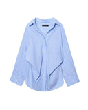 Fongt Striped Shirt Tops Casual Shorts Set 2025458 6929435 3152439