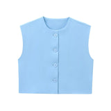 New Series Breasted Round-Neck Vest 2532178-Outfit