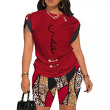 Independent Station Fashion And Leisure Design Pin Digital Printing Set-Outfit