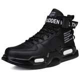 Fashion Men Sneakers high top Running Shoes for Men Black/ white Outdoors Walking Sports Shoes Comfortable