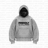 Fongt Double Hat Unique Design Hooded Hooded Jacket Autumn And Winter New Men's And Women's Same Loose Y2K Jacket