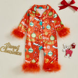 Fongt Children's Haha Clothes Spring And Autumn Baby Multi-Colored Broken Flower Long-Sleeved Infant Pajamas