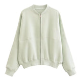 Pilot Jacket Jacket Sweater 3199802 Loose Velvet Trousers 3199803 Set-Outfit