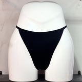 Fongt Ice Silk Scarless Lady Thong Diamond With Female Thong Trousers T-Pants Large Thong Trousers