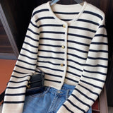 Fongt Apricots Hit The Temperament Streak Soft-Created Knitted Top Woman In The Fall Of 2025 New Sweet Age Reduction Short Sweater