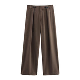 Fongt New With Belt Straight Suit Suit 1255791 Trousers 5030401