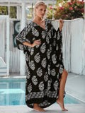 Fongt Robe Beach Coat Beach Vacation Sunscreen Long Dress Bikini Blouse Swimsuit Over A