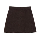 Fongt Buckle Knitted Jacket Stew Half Skirt In Autumn And Winter